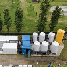view of the Melegnano site
